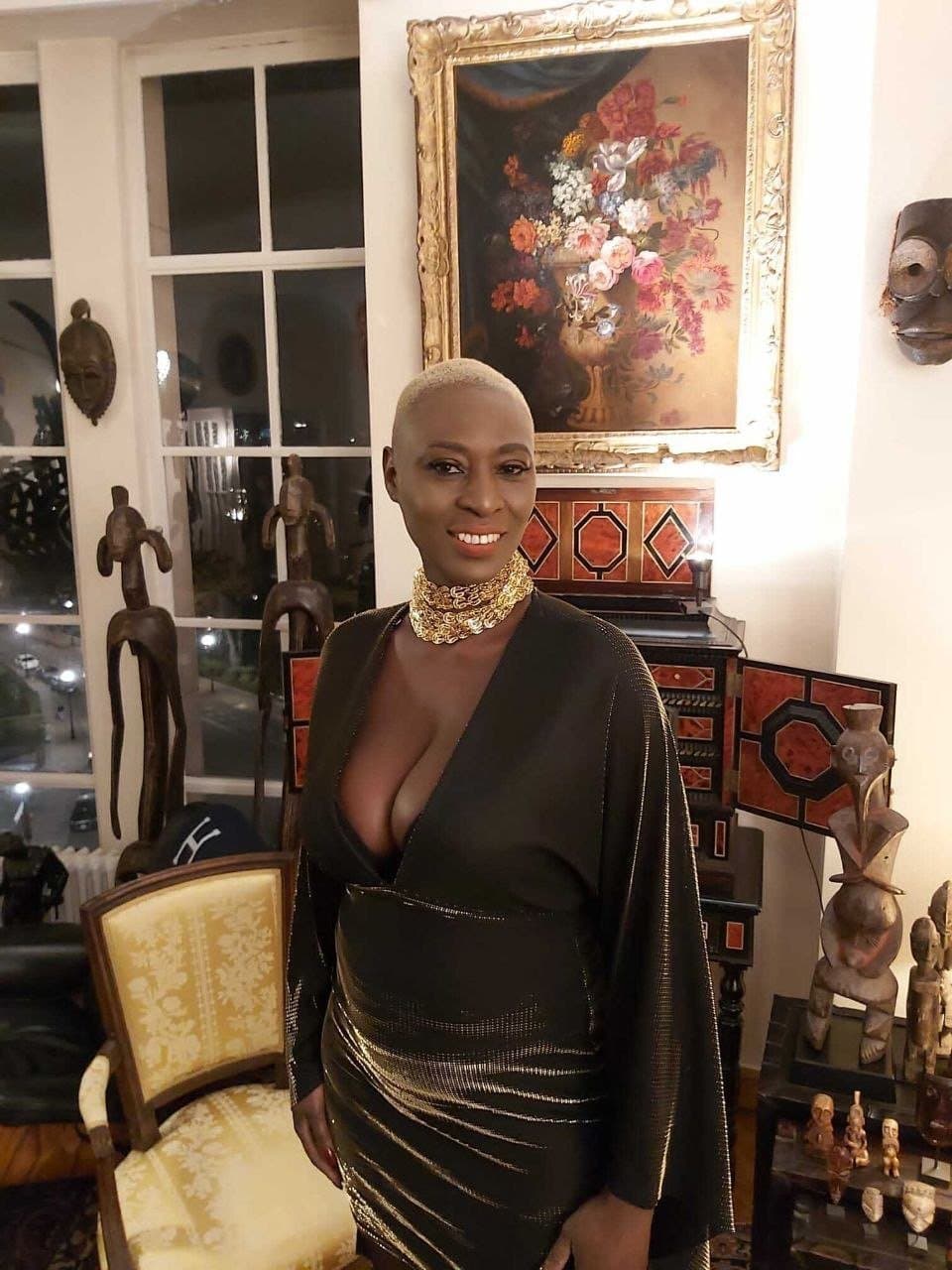 Big breasted Senegal whore craves white flesh deep inside her