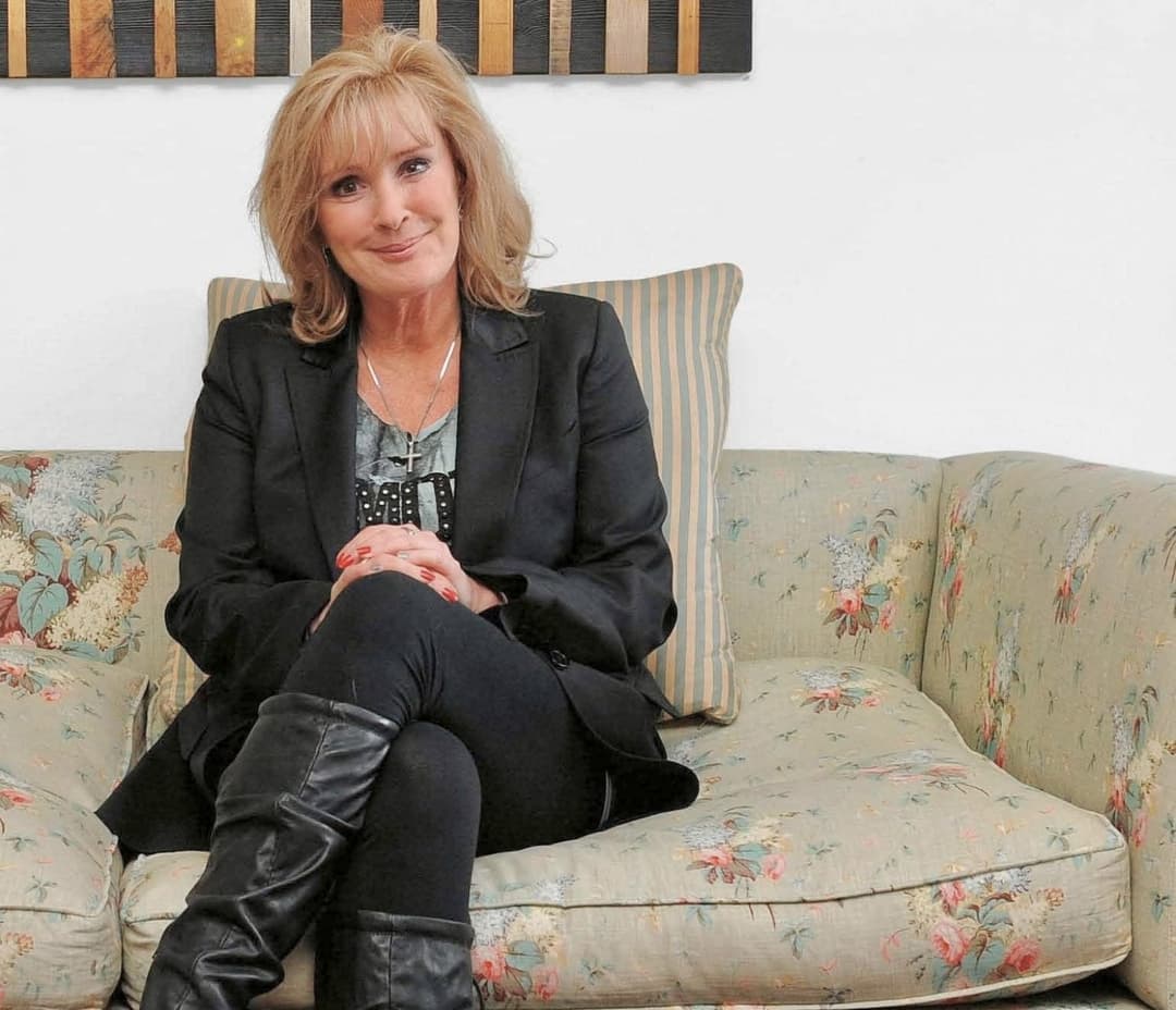 Beverley Callard - Leather Knee Boots