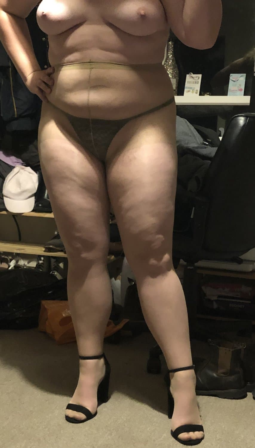Chubby pantyhose