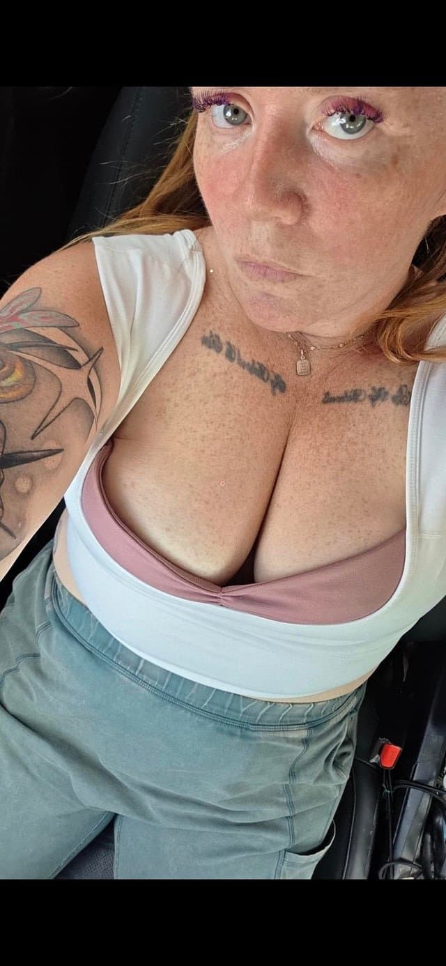 Big Tits On Freckled Redhead BBW