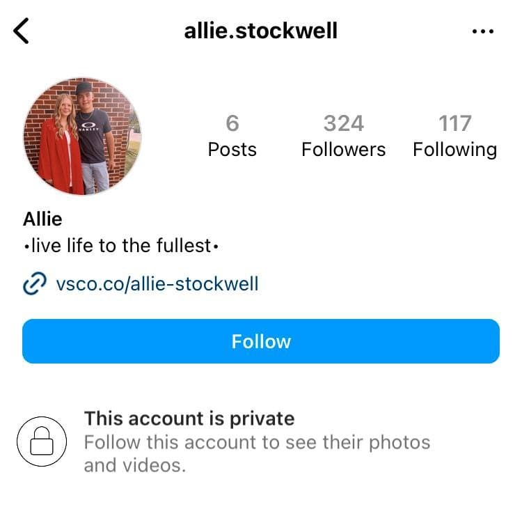 Allie Stockwell the cheater.