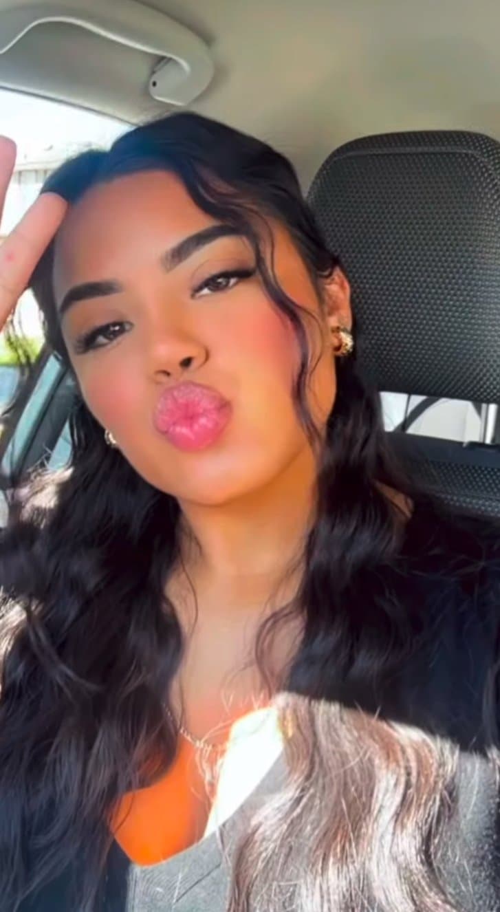 Military Latina loves showing off