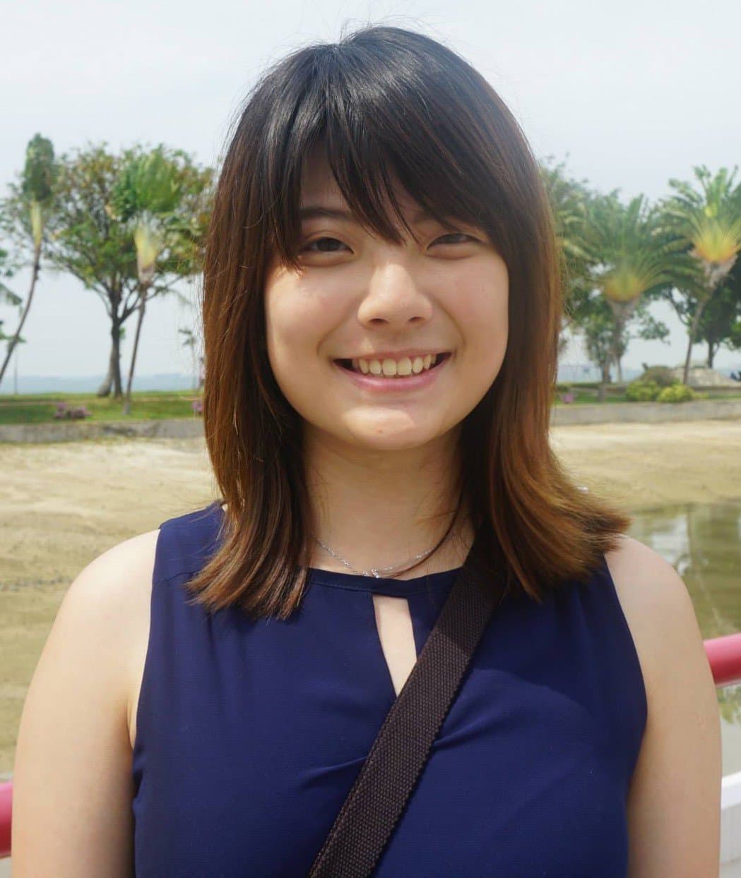 Cute HongKong girl with big tits giving sloppy blowjob