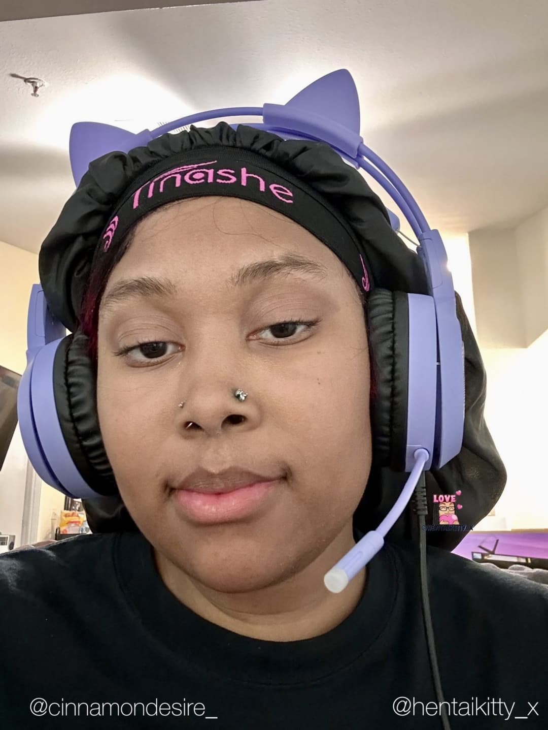 Ebony BBW gamer girl