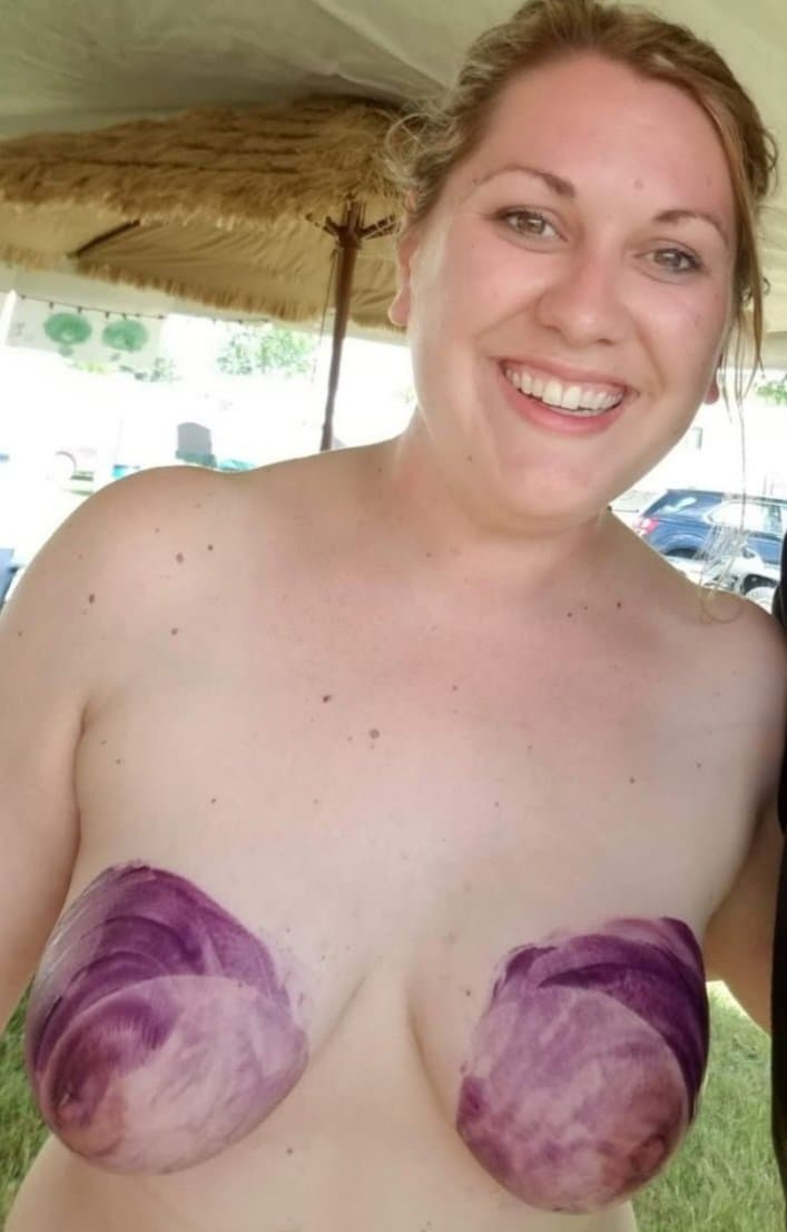 Women in there 40s, 50s and 60s naked.