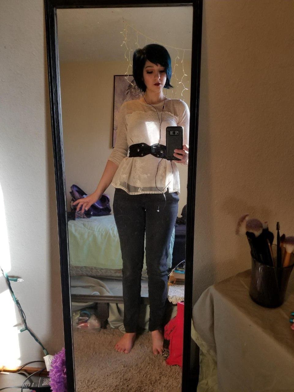 Won Roxy in a size bet.