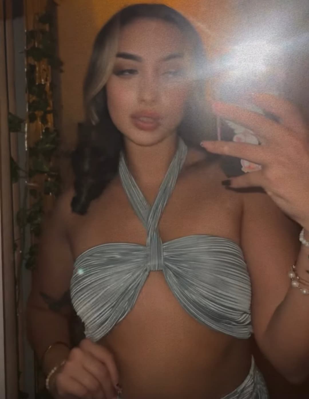 Flat chested Venezuelan baddie