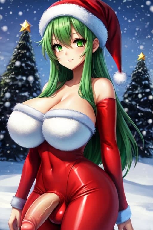 Holiday Futanari | My gift from me to you is two albums of AI porn! Happy Holidays!