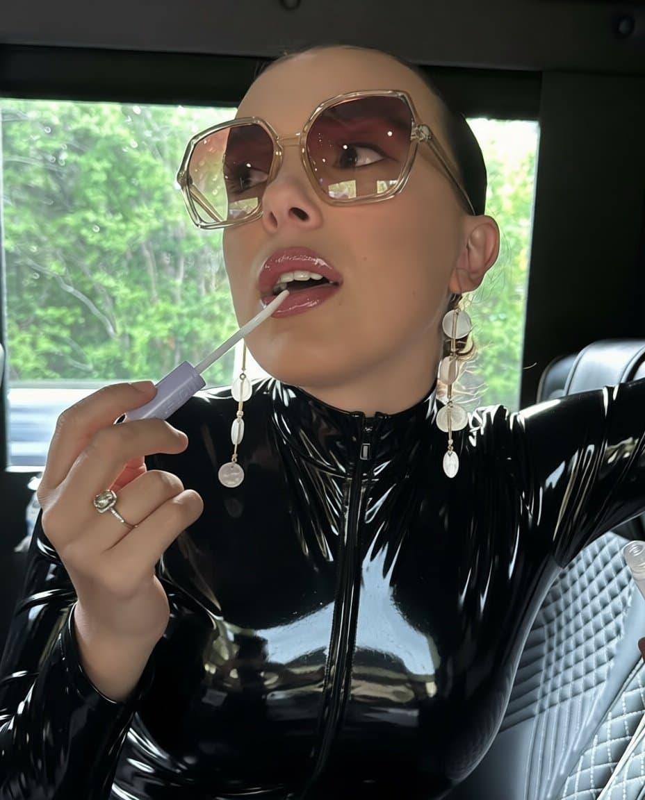 Millie Bobby Brown in Vinyl