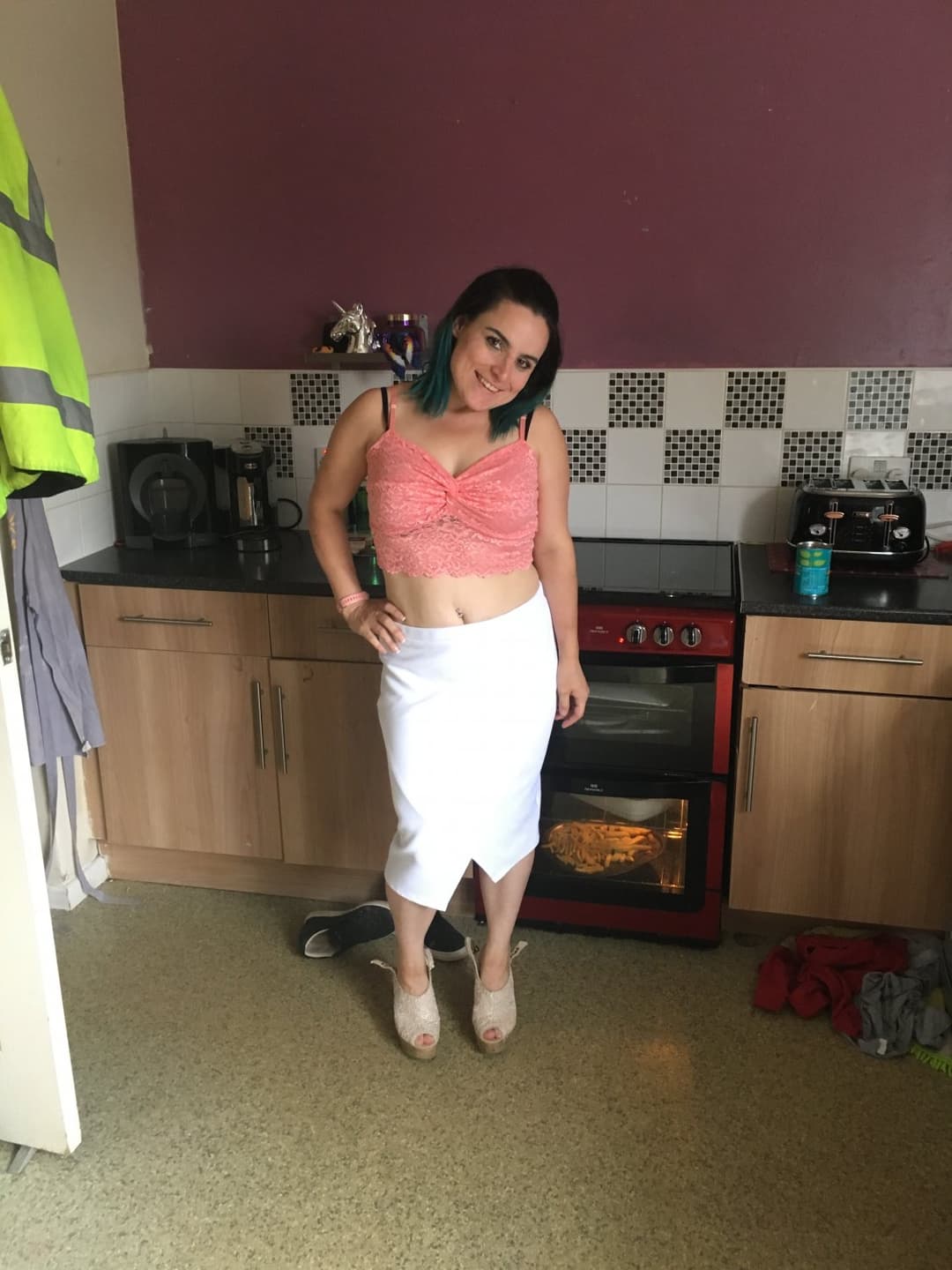 Welsh slut in the kitchen