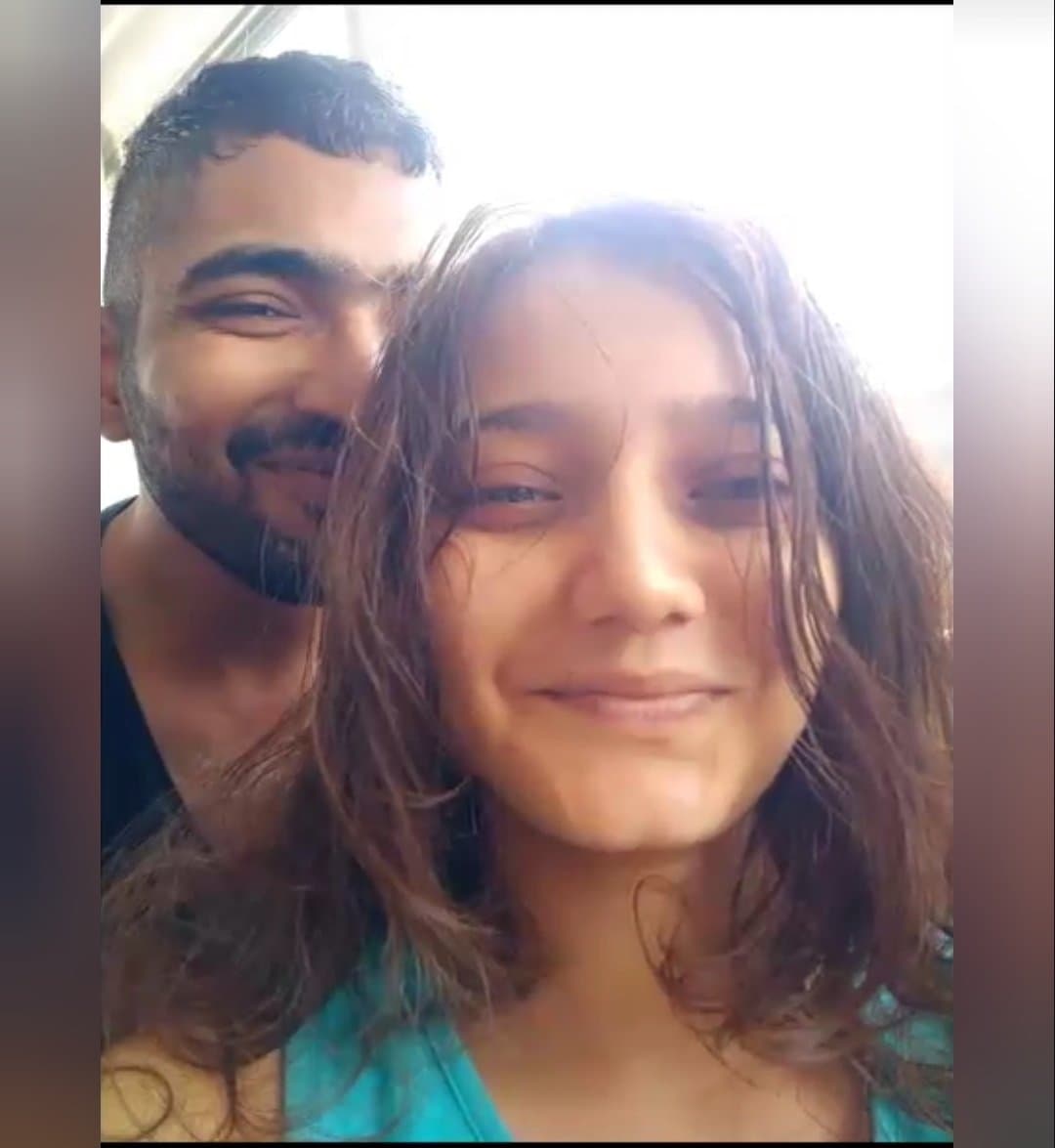 Indian newly married couple