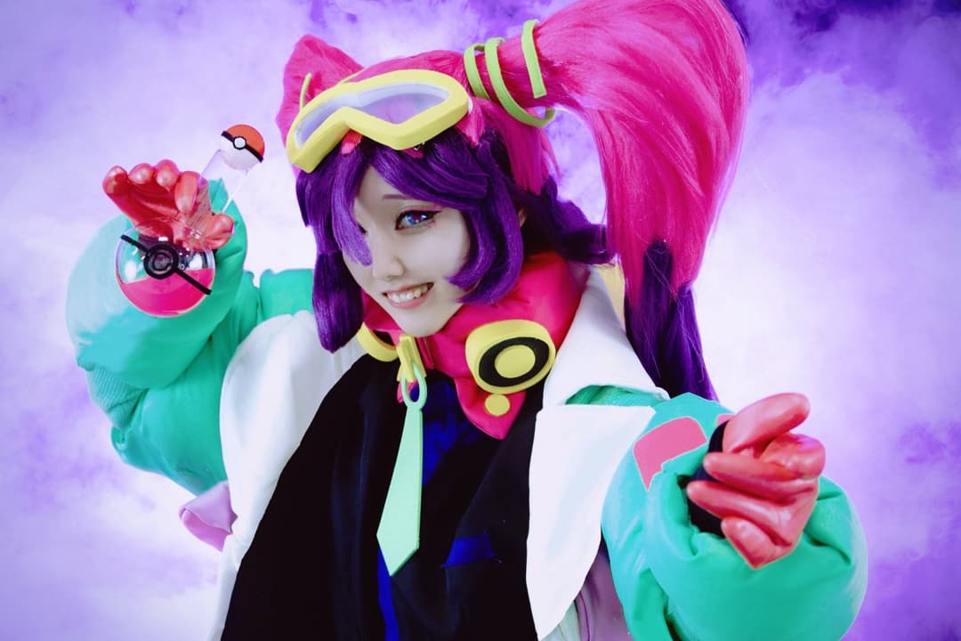 Hatsune miku: pokemiku poison type cosplay