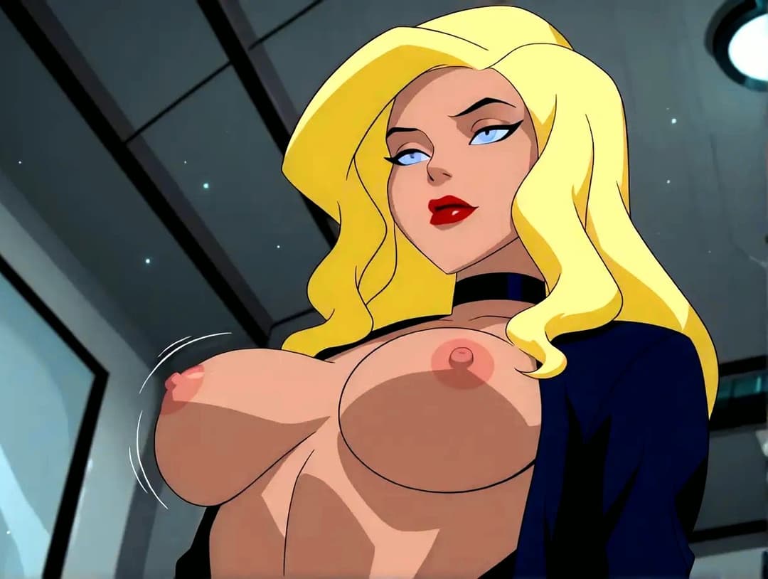 [Justice League] Black Canary shows her tits