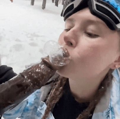 snowbunny gives bbc ultra sloppy blowjob in public snapchat white snowbunny amateur facial black
