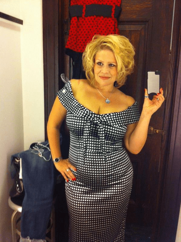 Big titty GILF loves to show off and suck black cock