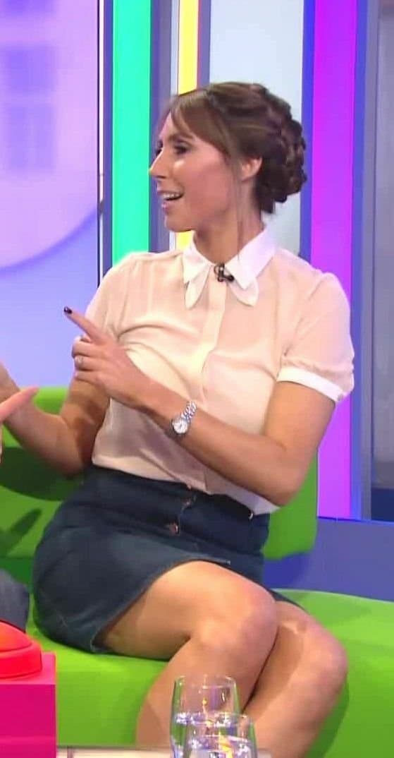 Click to view full size Busty TV presenter Alex Jones. Part 9