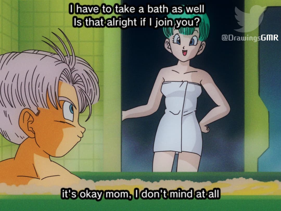 DBZ Hentai Comic Mother and Son Bath Stories
