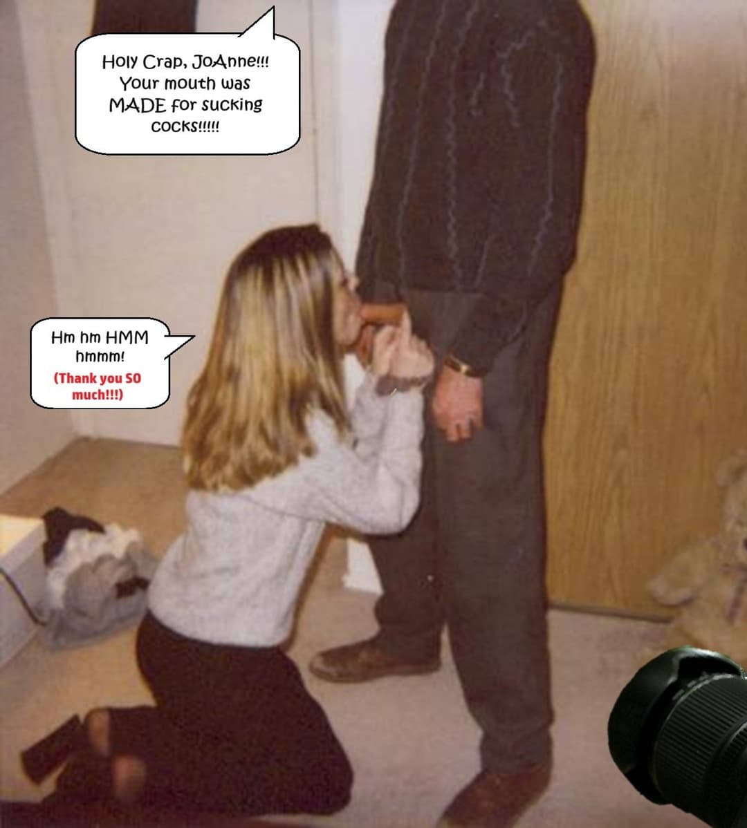 JoAnne Gagen starring in "Gagging the New Girl"