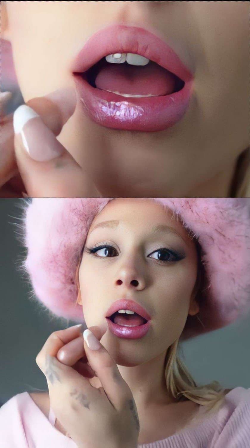 Ariana Grande lip porn ?