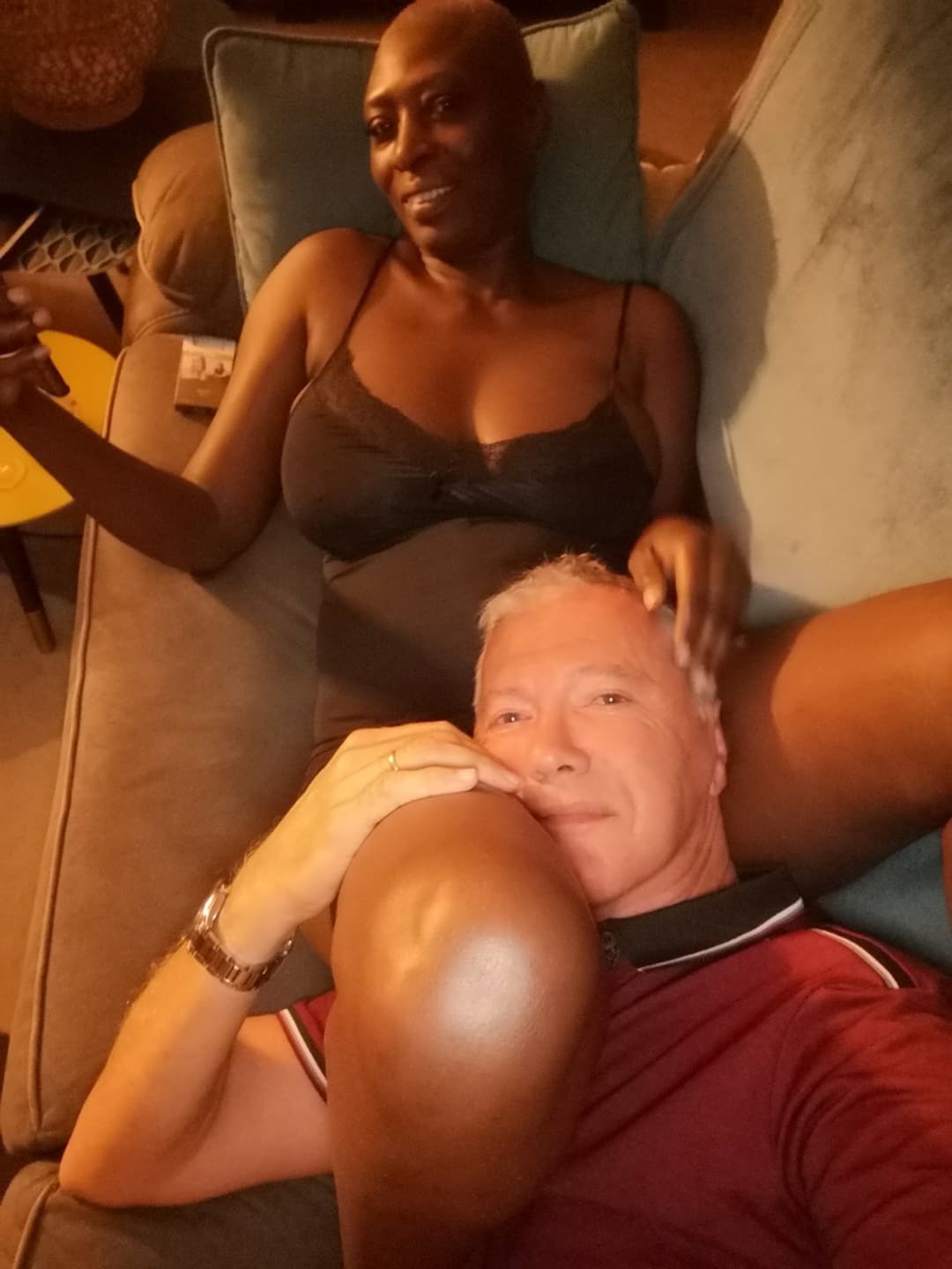 Big breasted Senegal whore craves white flesh deep inside her