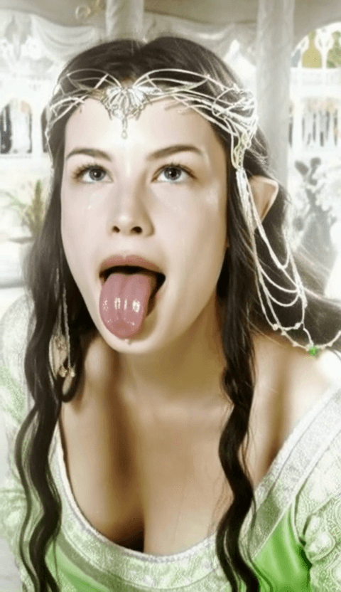 Arwen loves human cock