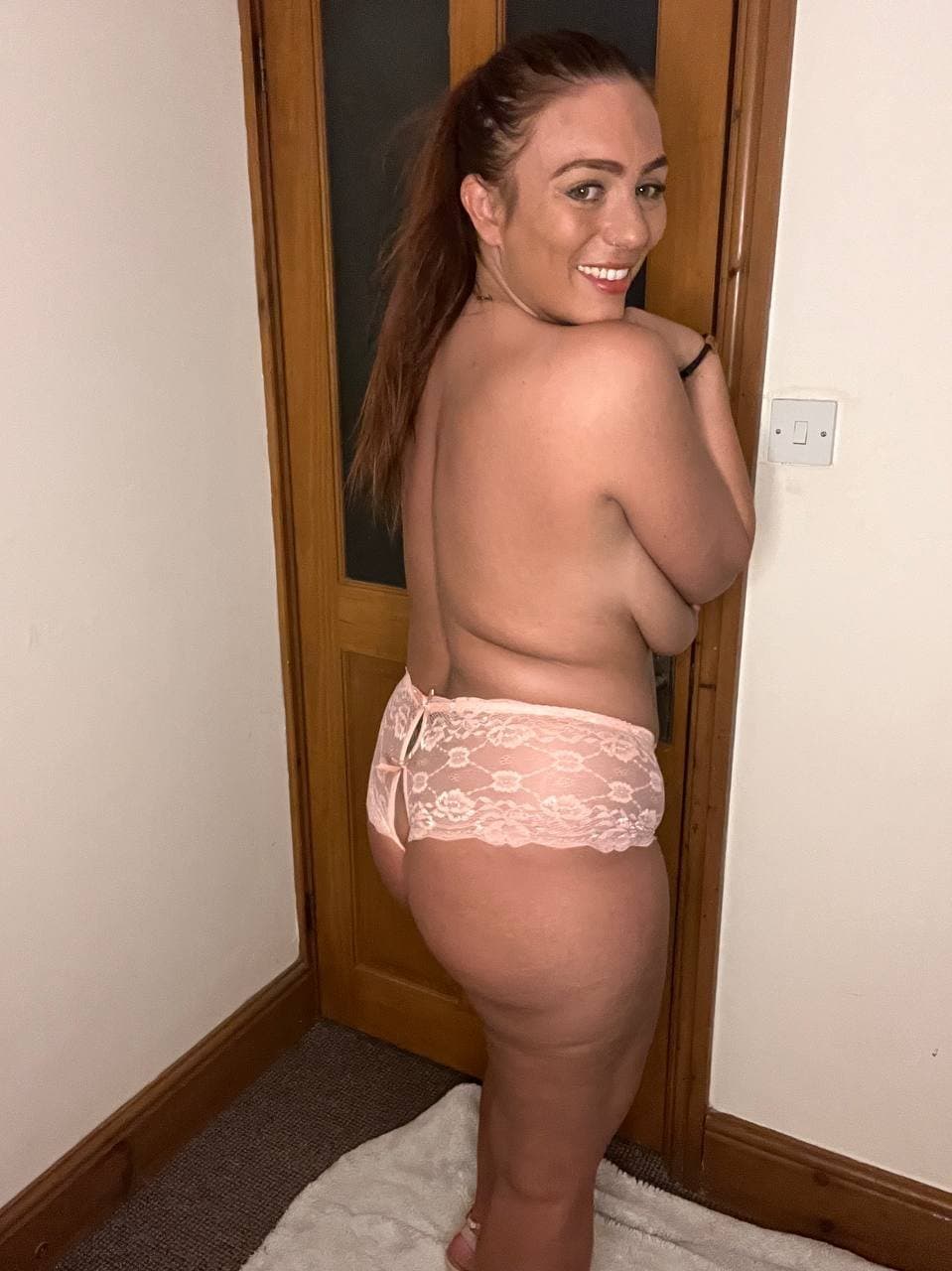 Trying on my crotchless underwear…do you like them? ?