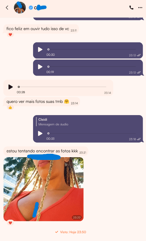 Coroa 40 anos se apaixonou pelo Chad