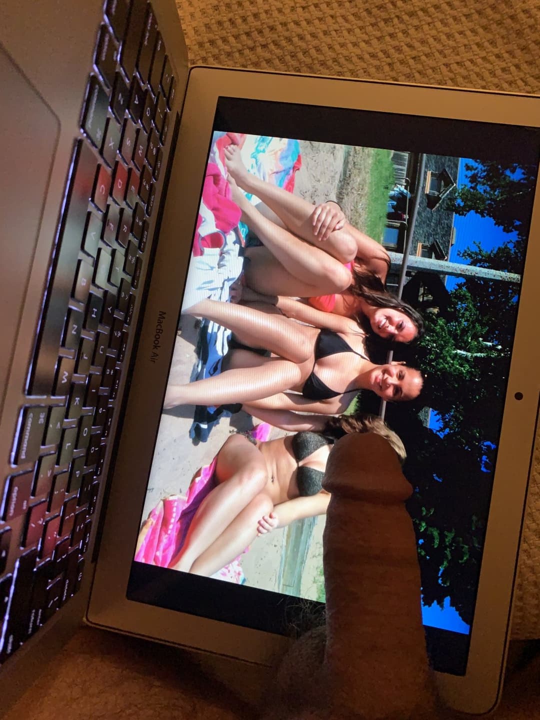 Cocking and Cumming Bikini Girls!