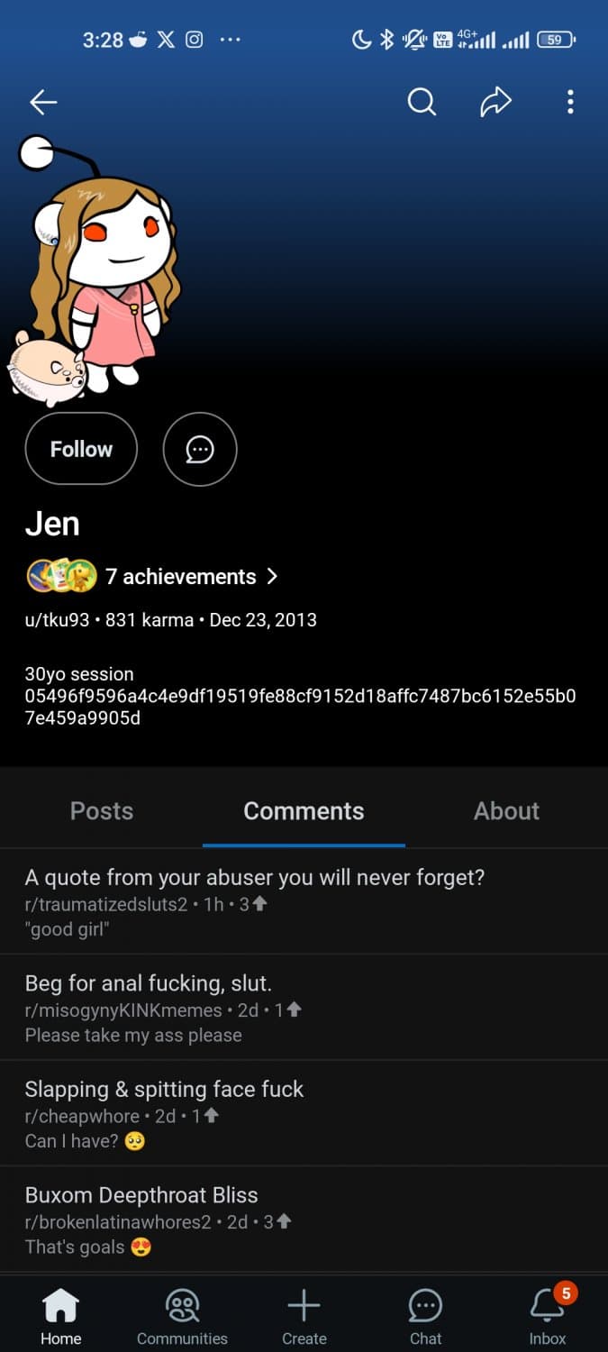 Reddit whore failed face blur