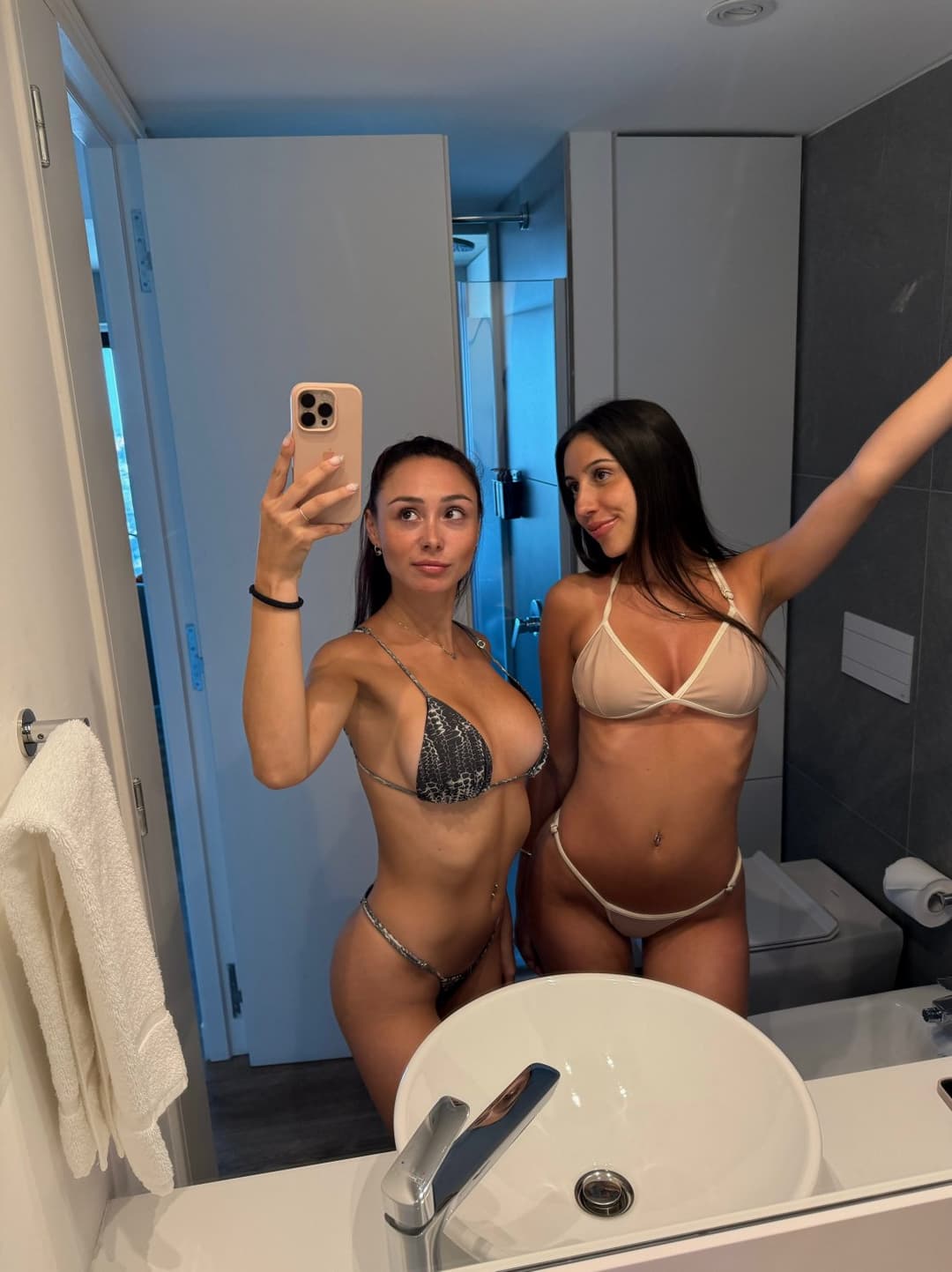 Eyes on us, mouth open, thoughts dirty