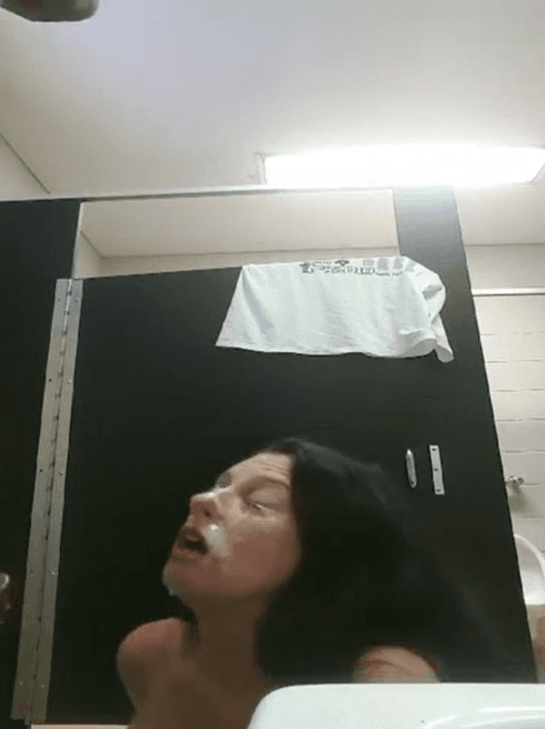 mom sucks off coach in the bathroom for more playing time