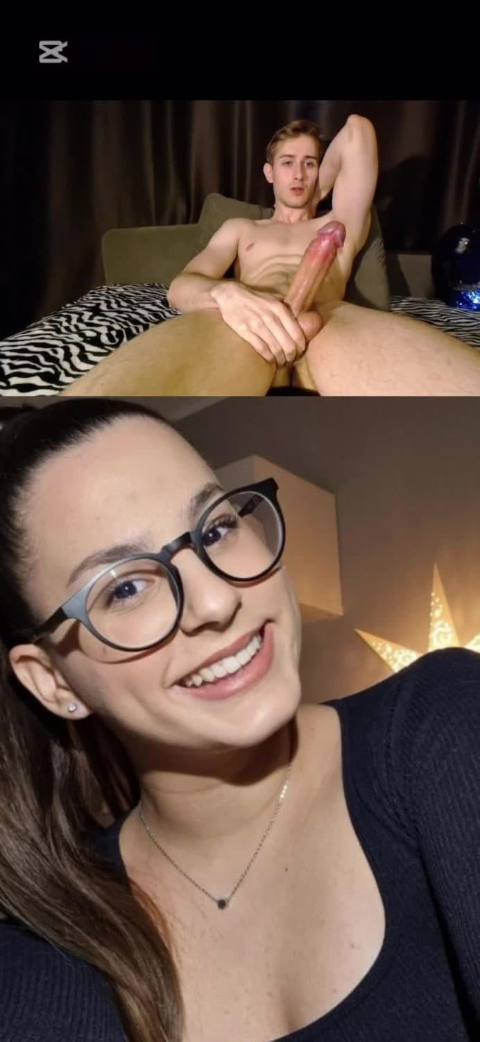 Big dick guy jerking off to teen