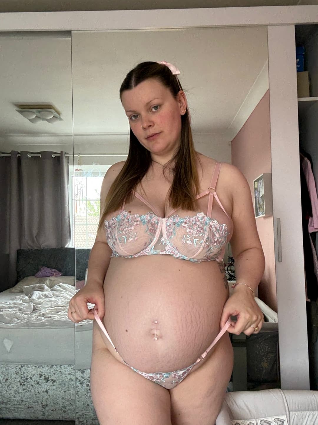 Would you get a lil rough with a horny lil pregnant