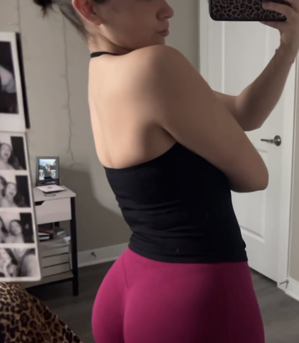 Thick Latina college teasing sexy thick ass-#2