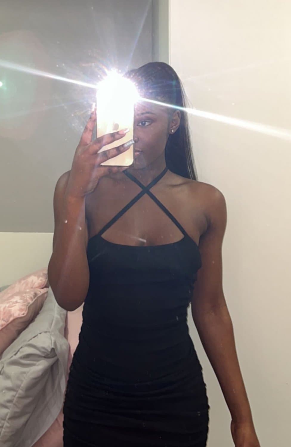 Dumb black slut used and has her nudes leaked all over the internet