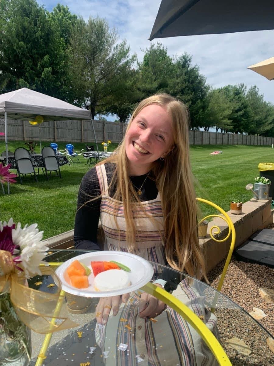 Sexy pale blonde Grace