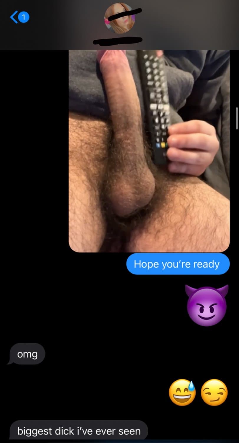 Big dick reaction