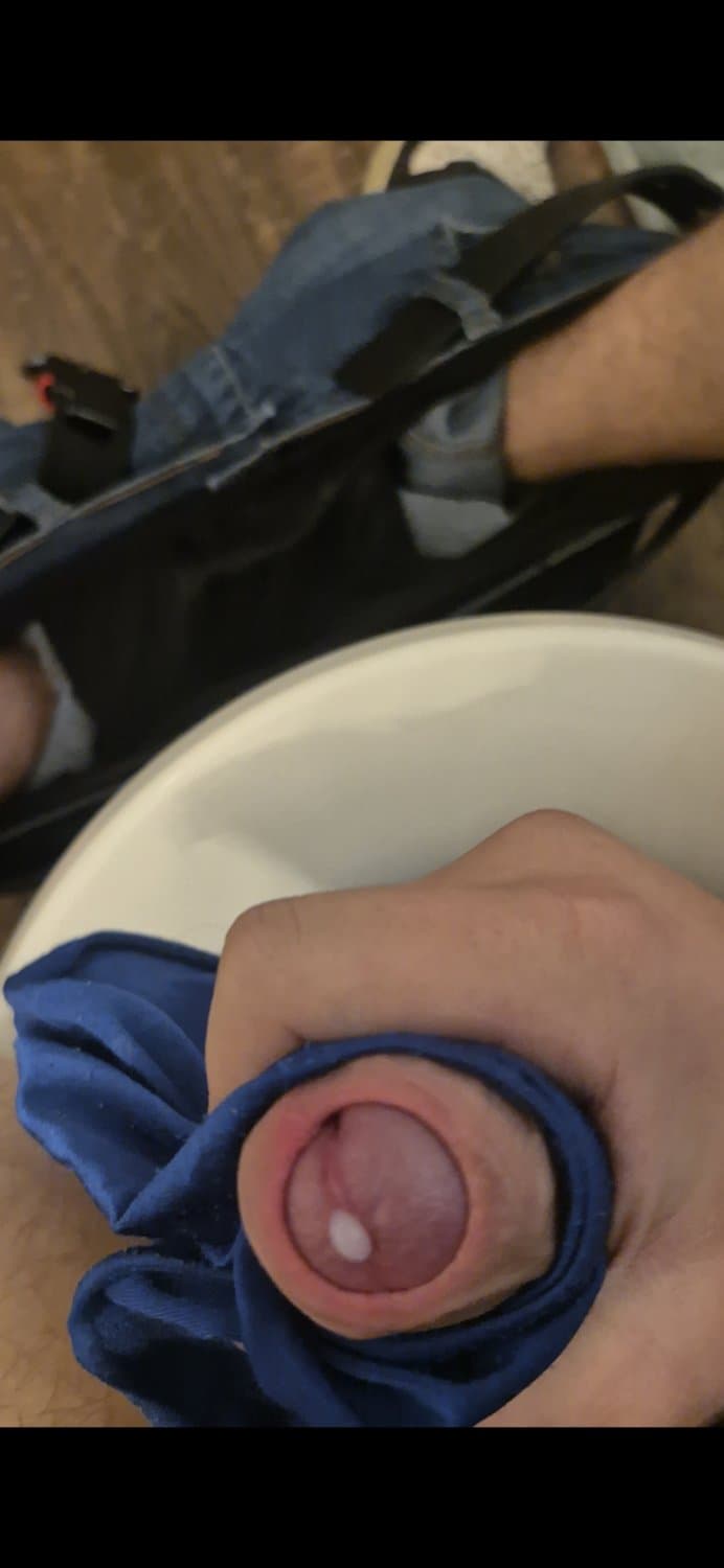 Gay slut is addicted to dirty panties and sucking dick