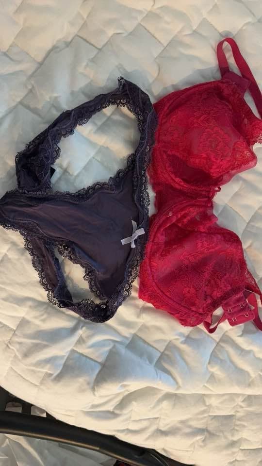 Alexis and Sarah. Brother gave me the pics. He is wearing her panties. Kik him and degrade him.