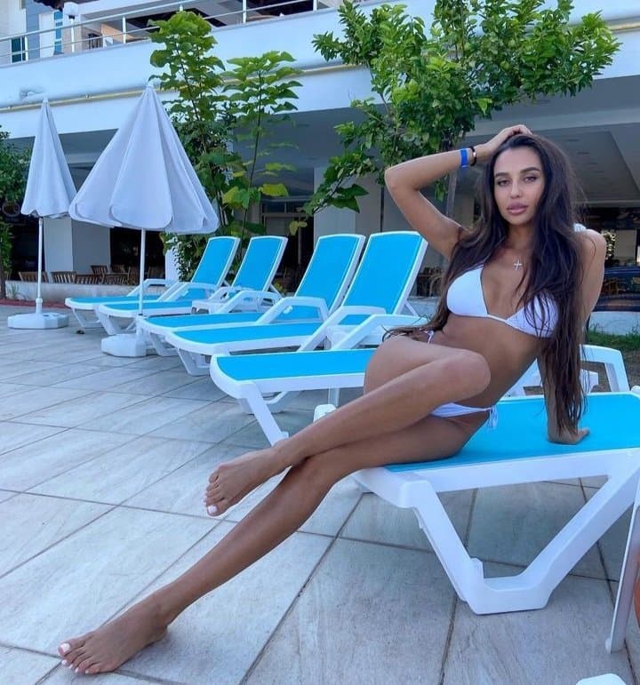 Russian sexy glamour feet pedicure woman alona