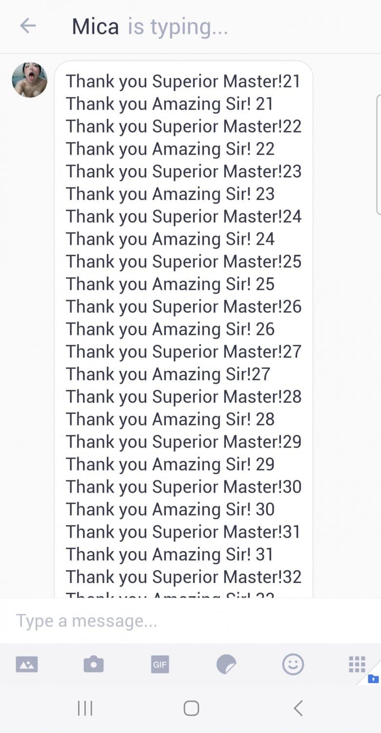 Srupid worthless pinay cumdump bitch Mica doing degrading task on my command ! ?