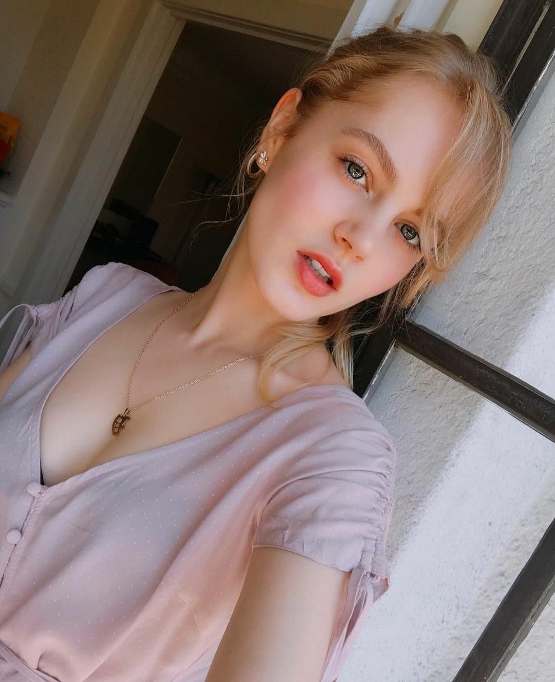 Hot Skinny Blonde with Perfect Feet and Legs