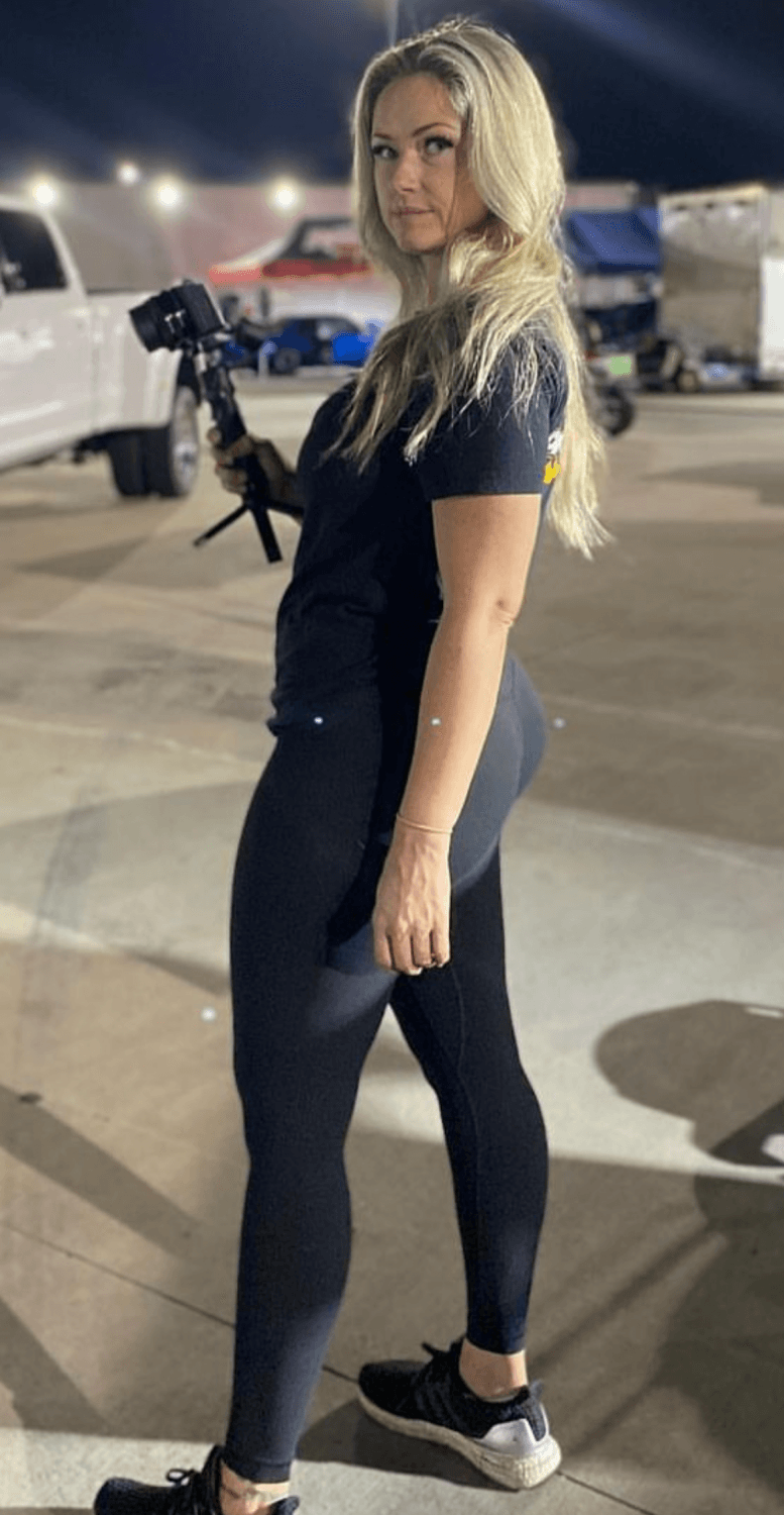 Beautiful thick blonde mechanic slut