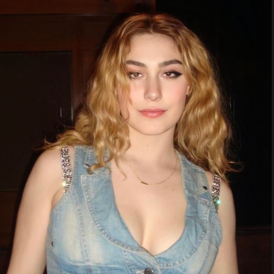 Blonde German slut with black pubes