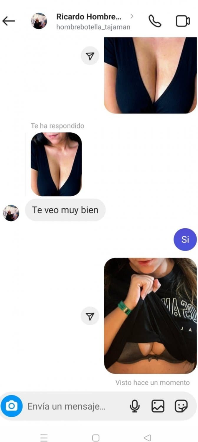 Cuando un amigo recibe un mensaje de la mujer de su amigo ... Putona tetona de Barcelona María Jesús