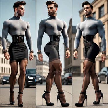 MUSCLED AI GAY CROSSDRESSORS ????  FUCK YES