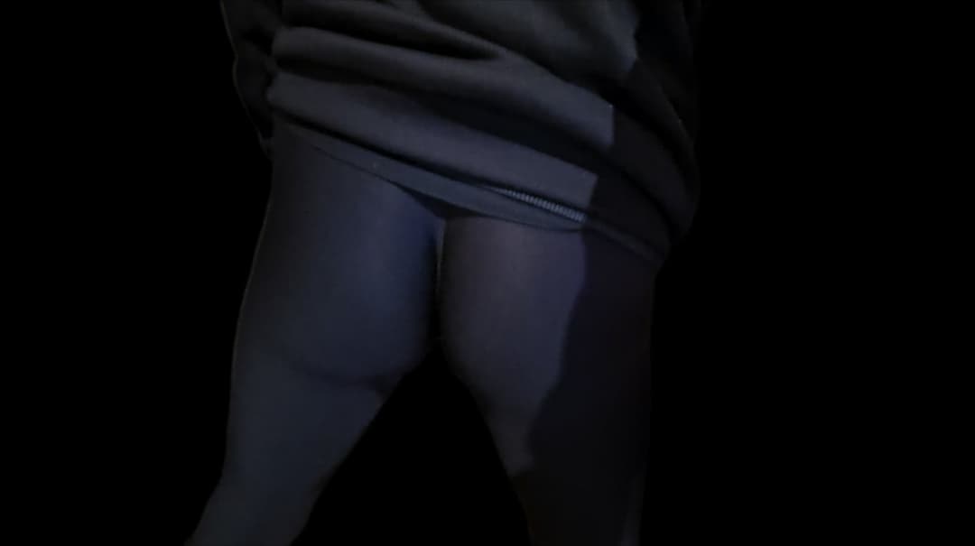 My Bubble Butt in Shiny Black Leggings