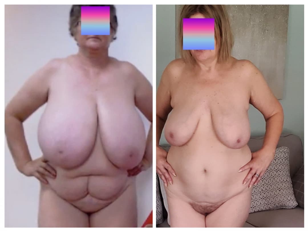 COLLAGE#3 me side by side with some of the BIGGEST BOOBS on erome