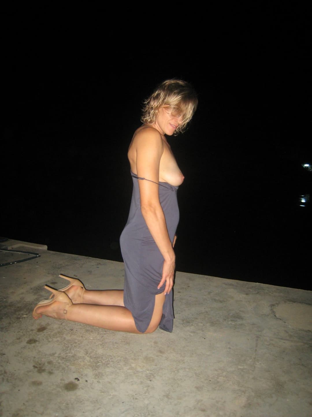 Boss with Friend Fucked Irina Slut Wife on a Boat