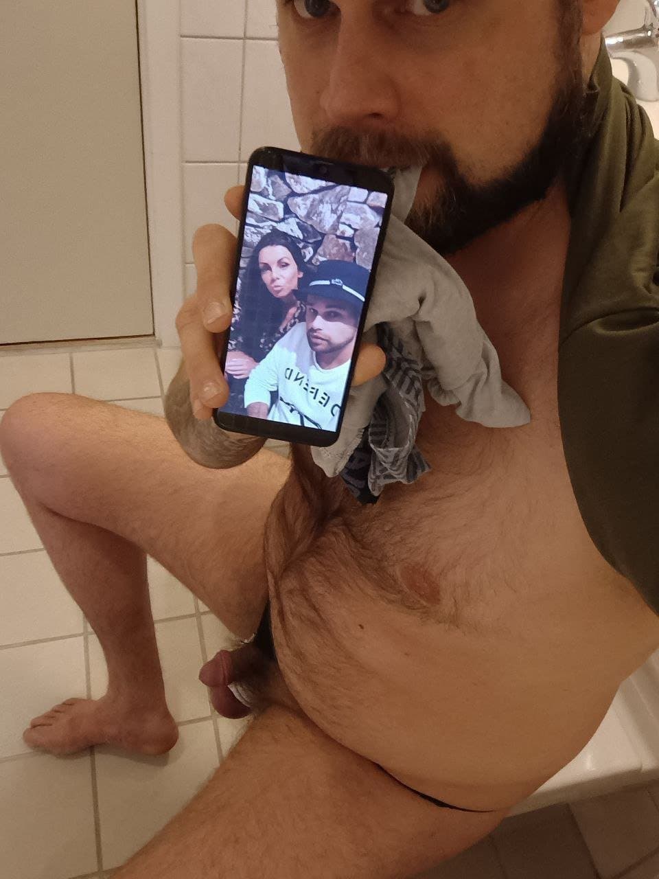 Public exposure. Rasmus Eriksen shows what a cunt he is with Dirty pictures with his friend Line on